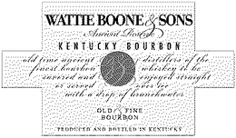 WATTIE BOONE & SONS trademark