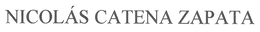 NICOLAS CATENA ZAPATA trademark