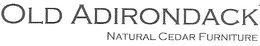 OLD ADIRONDACK NATURAL CEDAR FURNITURE trademark