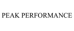 PEAK PERFORMANCE trademark