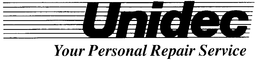 UNIDEC YOUR PERSONAL REPAIR SERVICE trademark