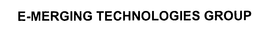 E-MERGING TECHNOLOGIES GROUP trademark