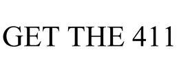 GET THE 411 trademark