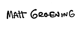 MATT GROENING trademark