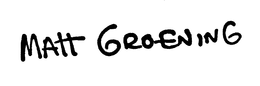 MATT GROENING trademark