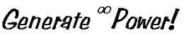 GENERATE POWER! trademark