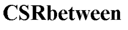 CSRBETWEEN trademark
