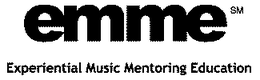 EMME EXPERIENTIAL MUSIC MENTORING EDUCATION trademark