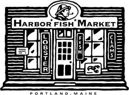 HARBOR FISH MARKET LOBSTER FISH CLAMS PORTLAND, MAINE trademark