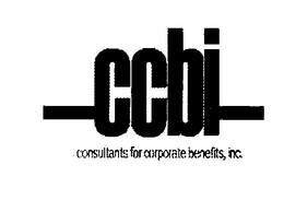 CCBI CONSULTANTS FOR CORPORATE BENEFITS, INC. trademark