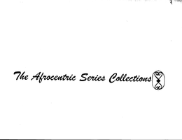 THE AFROCENTRIC SERIES COLLECTION trademark
