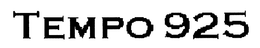 TEMPO 925 trademark