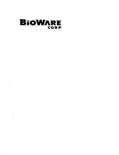 BIOWARE CORP trademark