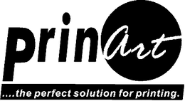 PRINART ....THE PERFECT SOLUTION FOR PRINTING. trademark