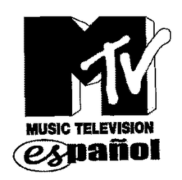 MTV MUSIC TELEVISION ESPANOL trademark