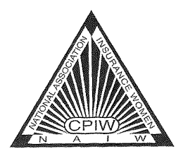 NATIONAL ASSOCIATION OF INSURANCE WOMEN CPIW NAIW trademark