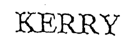 KERRY trademark