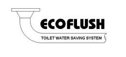 ECOFLUSH TOILET WATER SAVING SYSTEM trademark