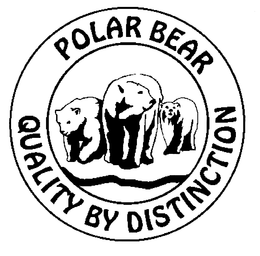 POLAR BEAR QUALITY BY DISTINCTION trademark