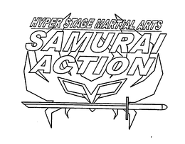 HYPER STAGE MARTIAL ARTS SAMURAI ACTION trademark