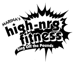 MARINA'S HIGH-NRG FITNESS SING OFF THE POUNDS trademark