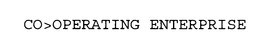 CO>OPERATING ENTERPRISE trademark