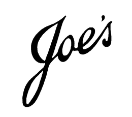 JOE'S trademark