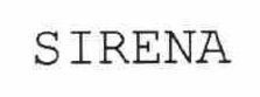 SIRENA trademark