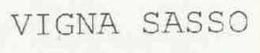 VIGNA SASSO trademark