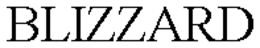 BLIZZARD trademark