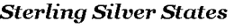 STERLING SILVER STATES trademark