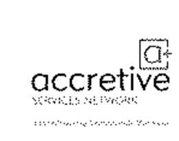 ACCRETIVE SERVICES NETWORK STRENGTHENING COMMUNITY BANKING trademark
