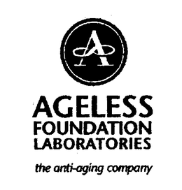 A AGELESS FOUNDATION LABORATORIES THE ANTI-AGING COMPANY trademark