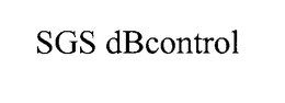 SGS DBCONTROL trademark