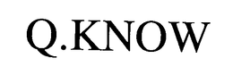 Q.KNOW trademark