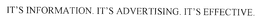 IT'S INFORMATION. IT'S ADVERTISING. IT'S EFFECTVE. trademark