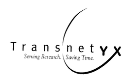 TRANSNETYX SERVING RESEARCH. SAVING TIME. trademark