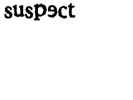 SUSPECT trademark