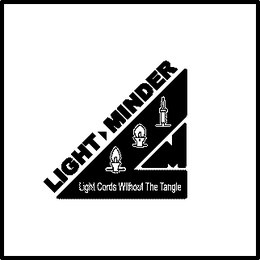 LIGHT MINDER LM LIGHT CORDS WITHOUT THE TANGLE trademark