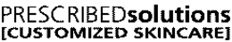 PRESCRIBEDSOLUTIONS [CUSTOMIZED SKINCARE] trademark