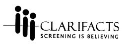 CLARIFACTS SCREENING IS BELIEVING trademark