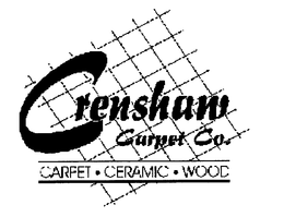 CRENSHAW CARPET CO. CARPET CERAMIC WOOD trademark