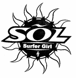 SOL SURFER GIRL trademark