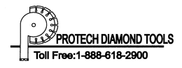 P PROTECH DIAMOND TOOLS TOLL FREE:1-888-618-2900 trademark