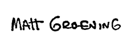 MATT GROENING trademark