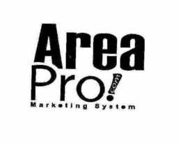 AREA PRO!COM MARKETING SYSTEM trademark