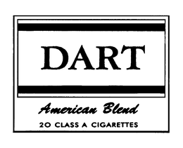 DART AMERICAN BLEND 20 CLASS A CIGARETTES trademark