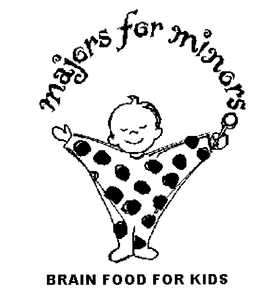 MAJORS FOR MINORS BRAINFOOD FOR KIDS trademark