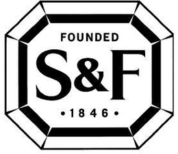 S&F FOUNDED 1846 trademark