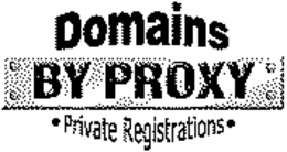 DOMAINS BY PROXY PRIVATE REGISTRATIONS trademark